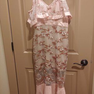 Mid length, off shoulder Dress